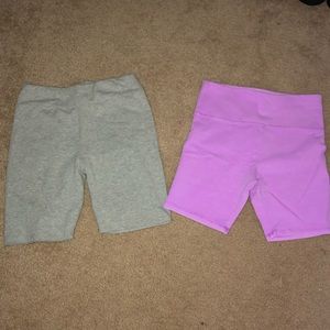 2 biker shorts for $10